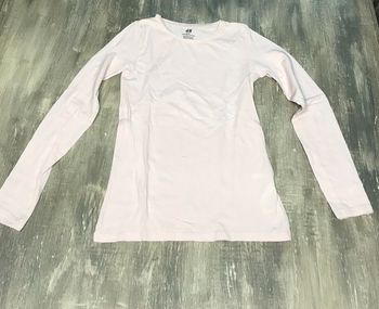 Sweatshirt rose pâle