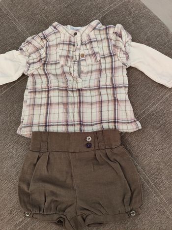 Ensemble fille 3 mois