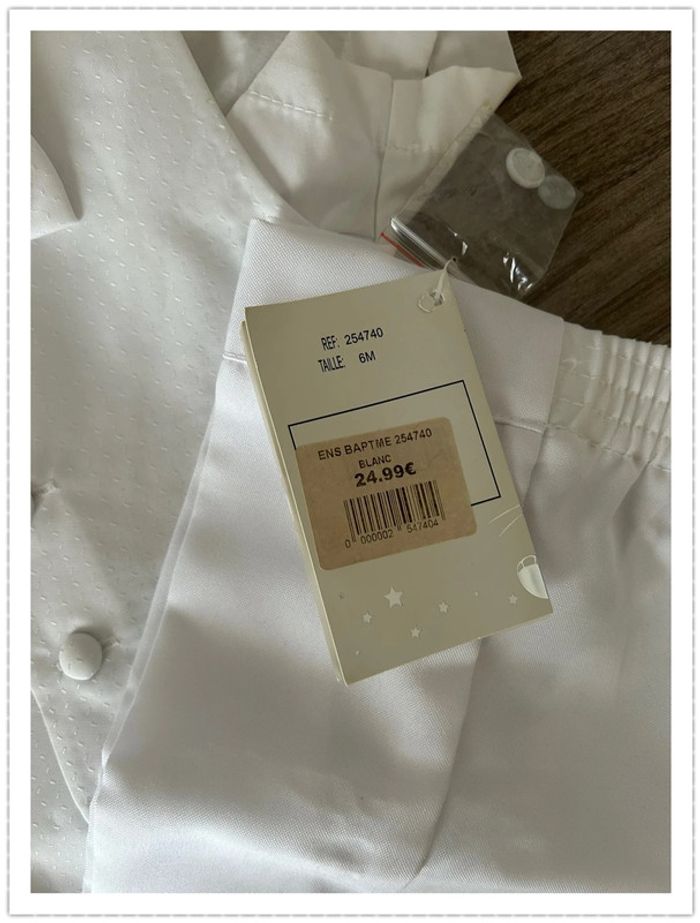 Ensemble 3 pièces pour bébé - neuf - taille 6 mois - photo numéro 3