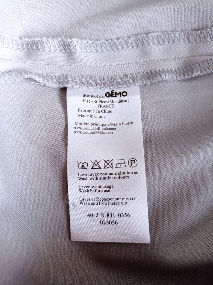 JUPE GEMO Gris Pâle. - photo numéro 4