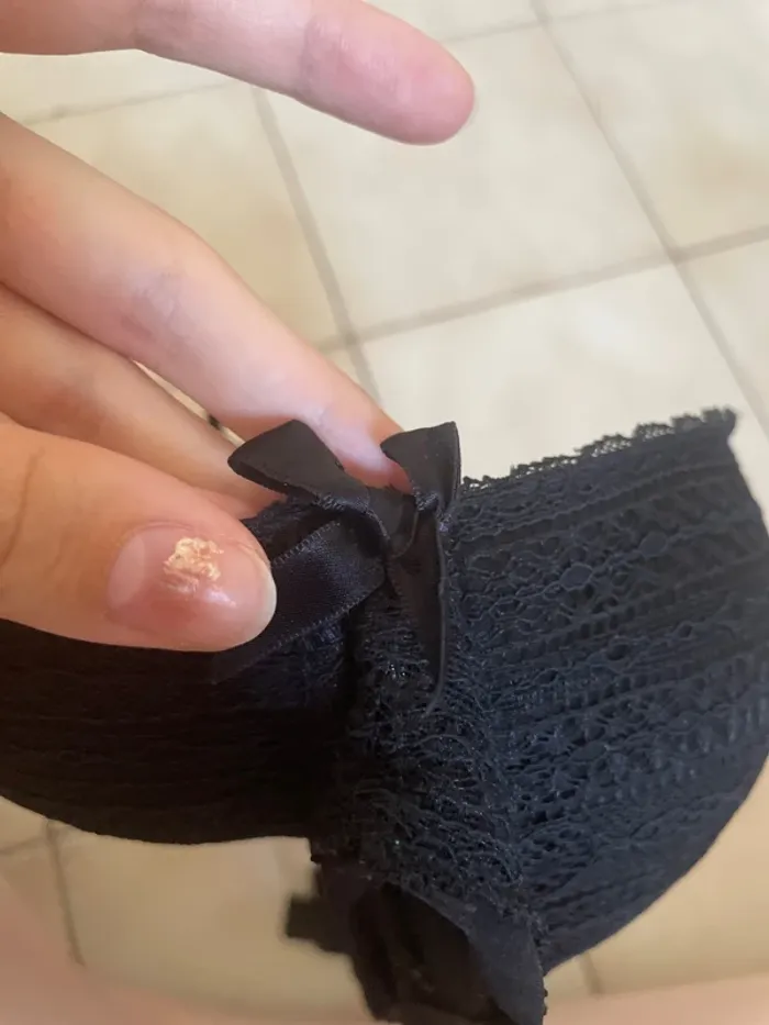 Soutien gorge noir Undiz 90C avec noeud - photo numéro 2