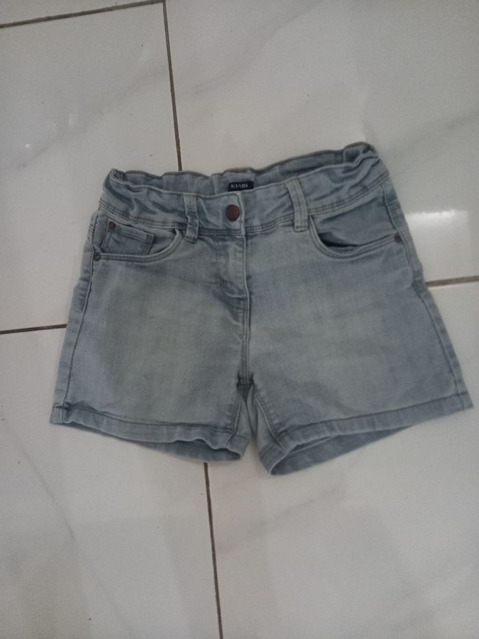 Short jean fille en coton taille 10 ans marque kiabi - photo numéro 4