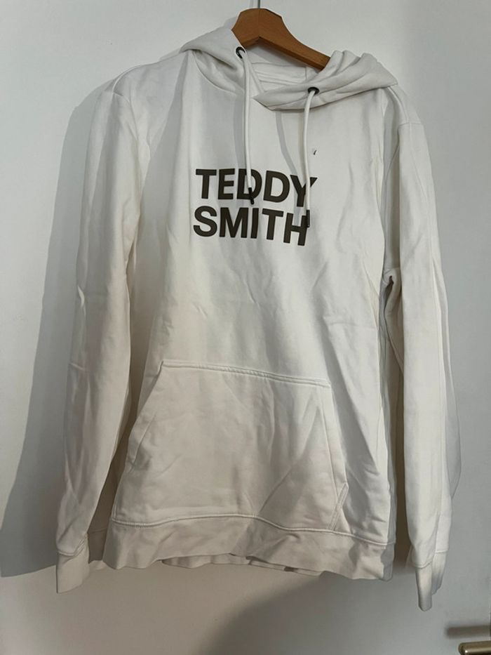 Sweat blanc teddy-smith taille L