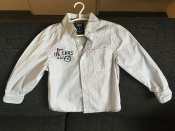 Chemise manches longues Okaïdi 4 ans – Cars / Rallye – Excellent état