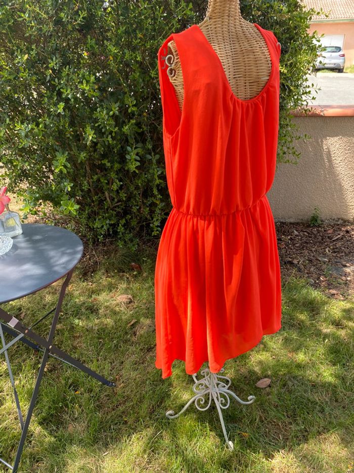 Robe chic Vera & Lucy orange taille M - photo numéro 3