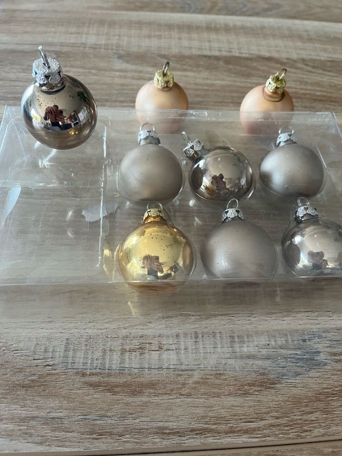 Lot marque places boules de Noël - photo numéro 2