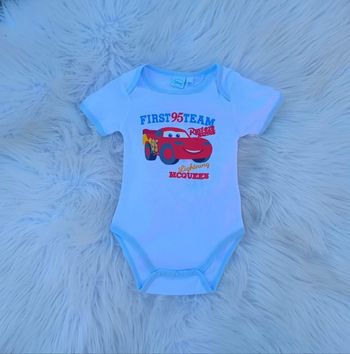 Body bébé Cars, taille 6 mois
