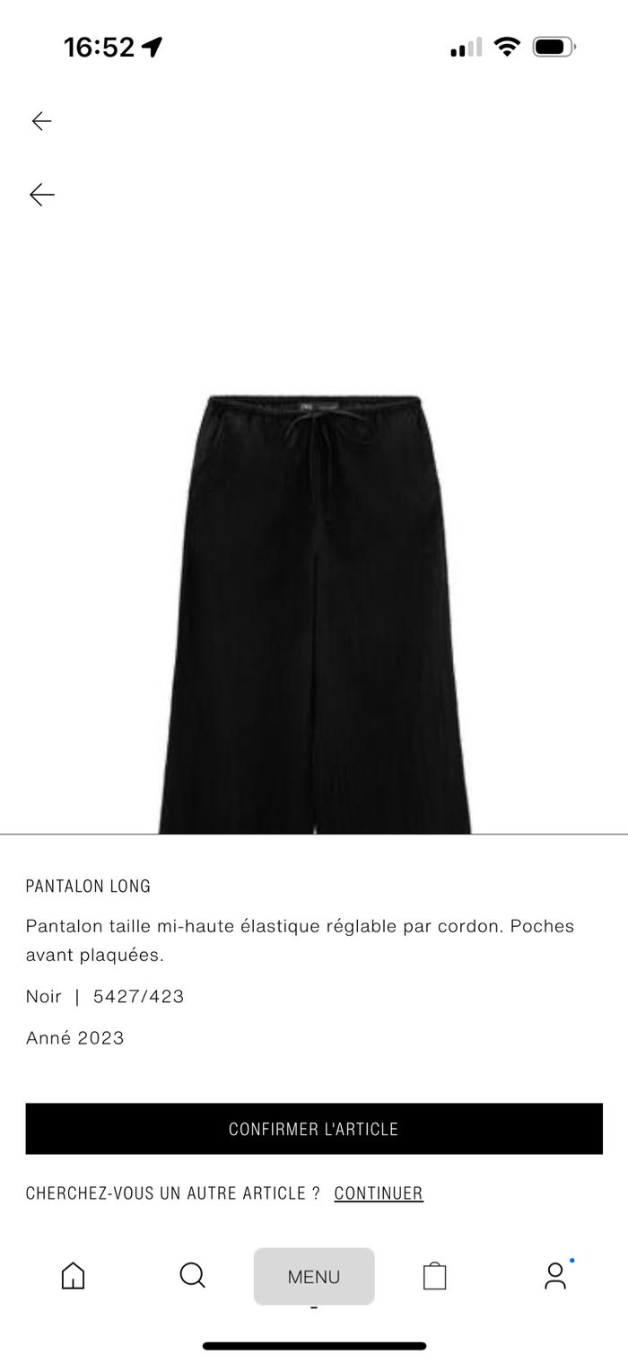 Pantalon Zara Taille 38 - photo numéro 4