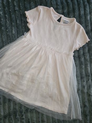 Robe tulle rose pale