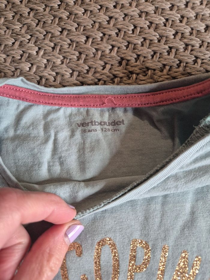 Lot de 4 t-shirts ML fille - 8 ans - photo numéro 3