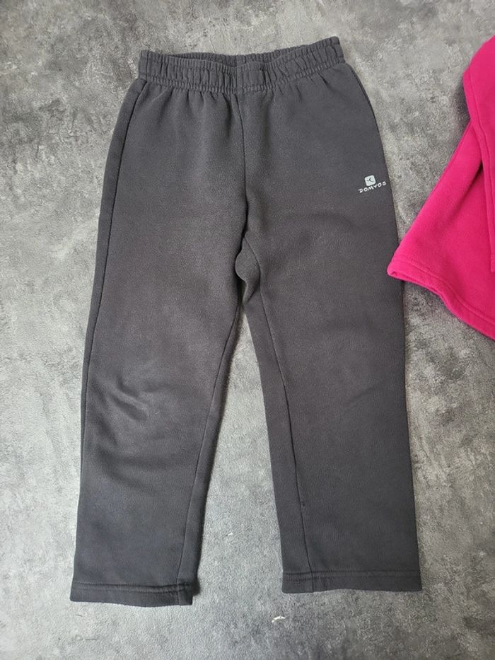 Ensemble jogging molleton fille 5 ans domyos très bon état - photo numéro 5