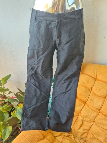 Pantalon fin uni