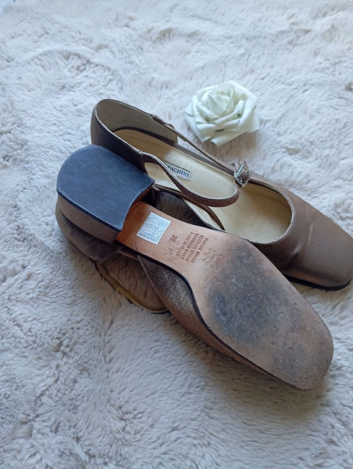 Mocassin femme en cuir satinée Luciano barachini taille 39 - photo numéro 5