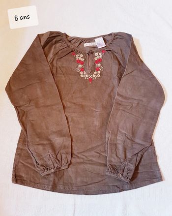 Tunique velour la redoute 8 ans