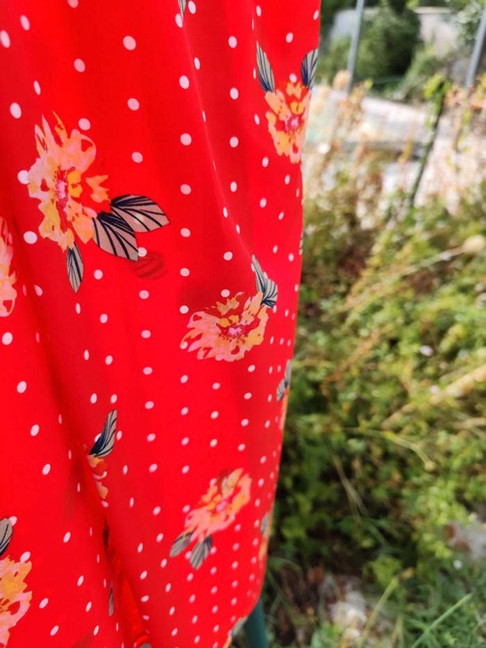 Robe légère rouge Kilky taille L - photo numéro 4