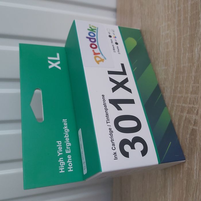 Pack de 2 cartouches d'encre compatibles hp 301 XL -black + colore-