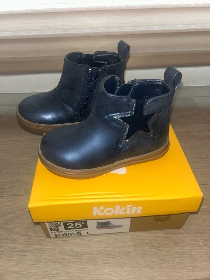 Bottines neuf bébé fille - photo numéro 3