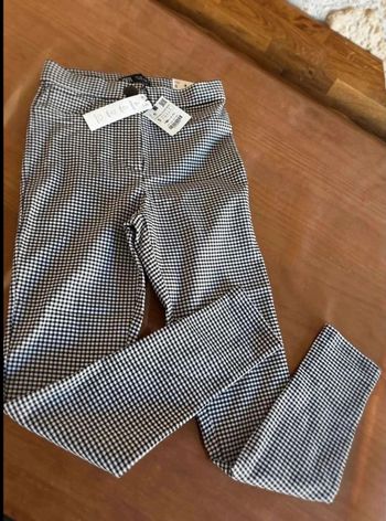 Legging chic noir & blanc Zara – T.36 | Neuf avec étiquette