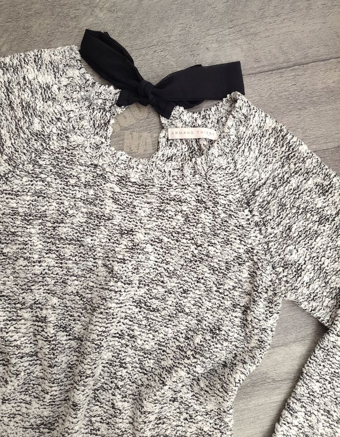 Pull en maille ouverture au dos - Armand Thiery - photo numéro 3