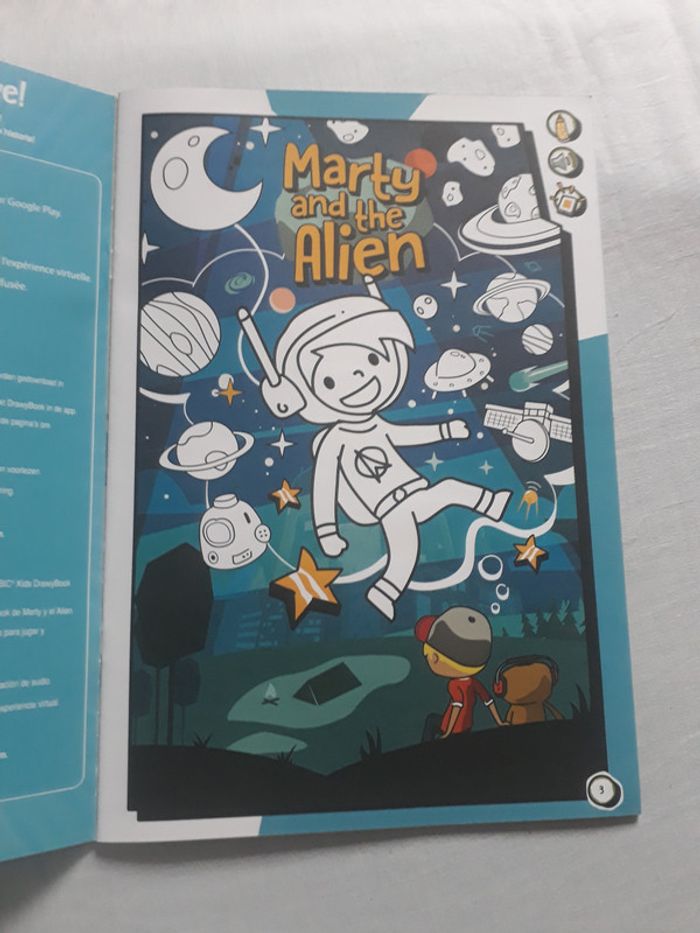 Coloriage Drawy Book - Marty & The Alien - photo numéro 6