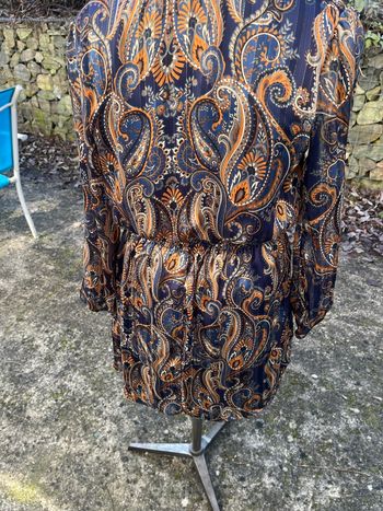 Robe bleu taille 36 cache cache