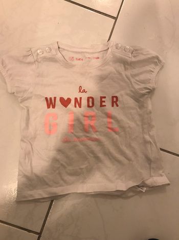 Tee shirt wonder girl de maman