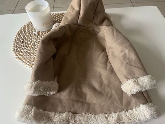 Manteau beige type suédine - 12 mois - orchestra - photo numéro 3