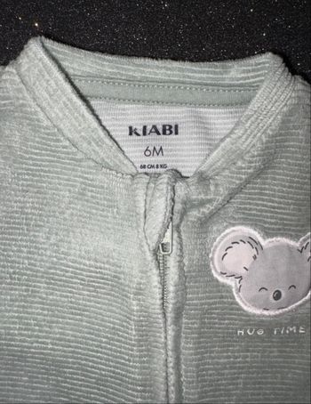 👶🏻 Pyjama bébé - 6 mois - vert clairs 