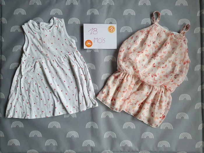 Lot robes 18 mois