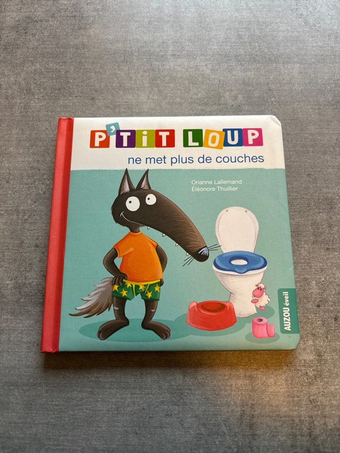 Livre, petit loup ne met plus de couche