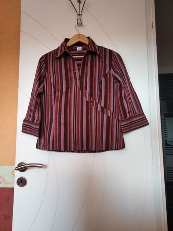Chemise classe à rayures