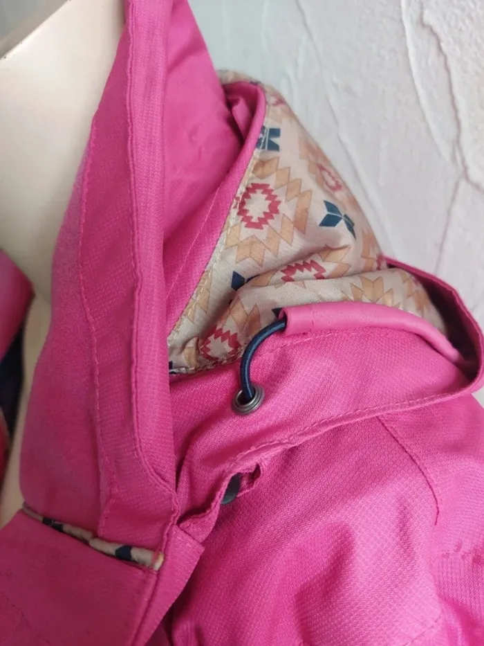 Veste imperméable rose avec capuche Quechua Taille XS - photo numéro 5