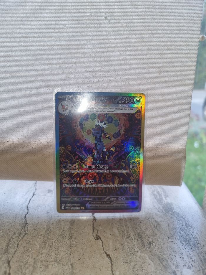 Carte Pokémon Umbreon ex Téracristal – Full Art Holo – 163/162 – Neuve sous protection - photo numéro 3