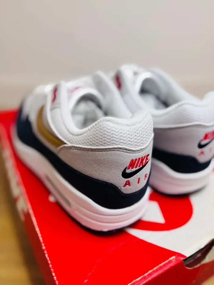 Nike Air Max 1 White Olympic Taille 40.5 - photo numéro 4