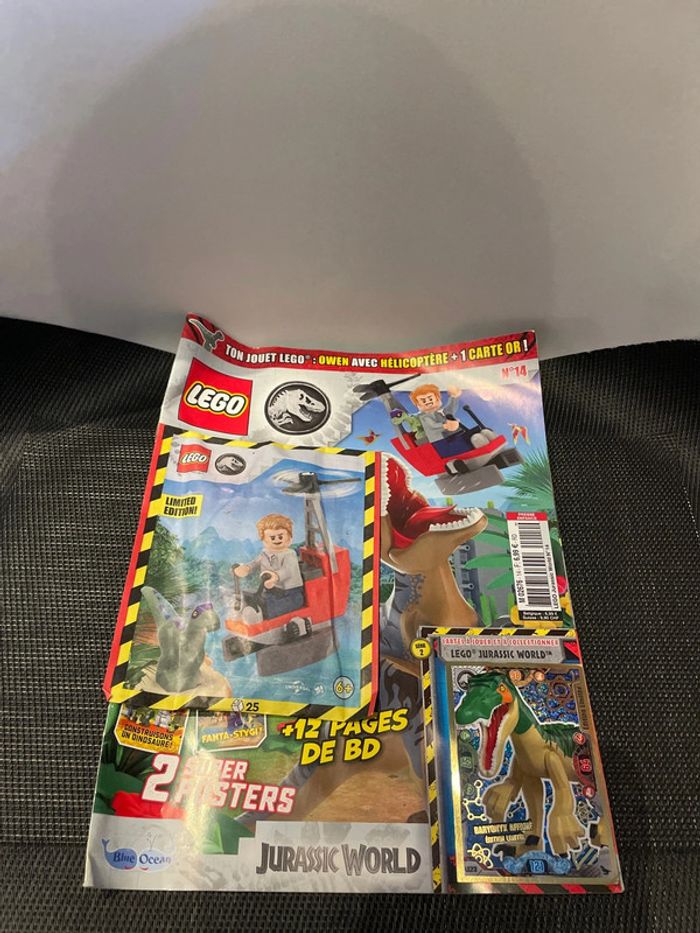 Lego jurassic World mini figurine édition limitée Owen + bébé dinosaure minifigures officiel - photo numéro 4
