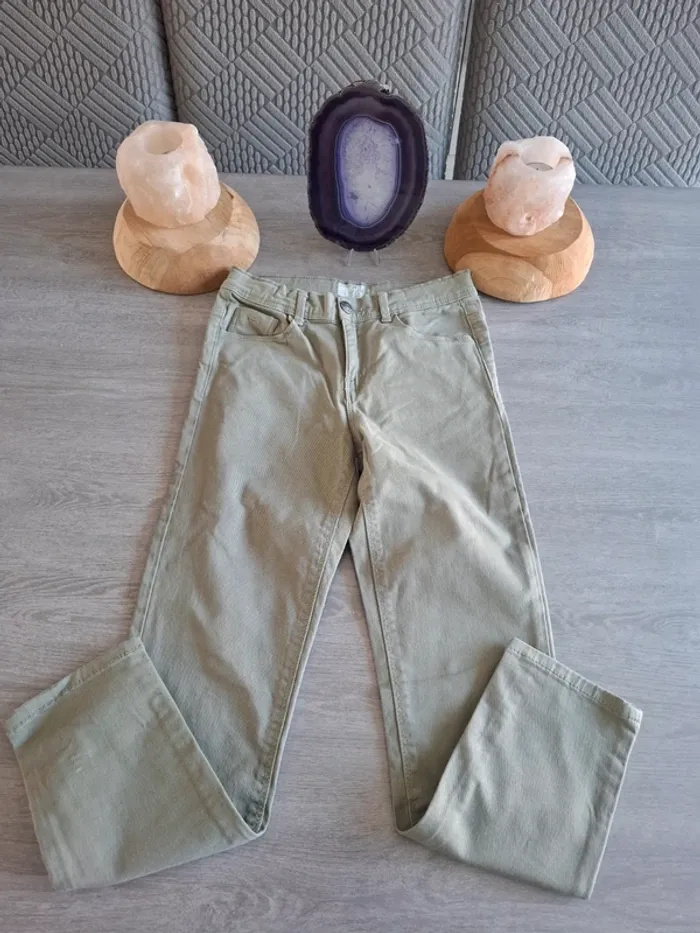 Pantalon slim kaki taille 10 ans