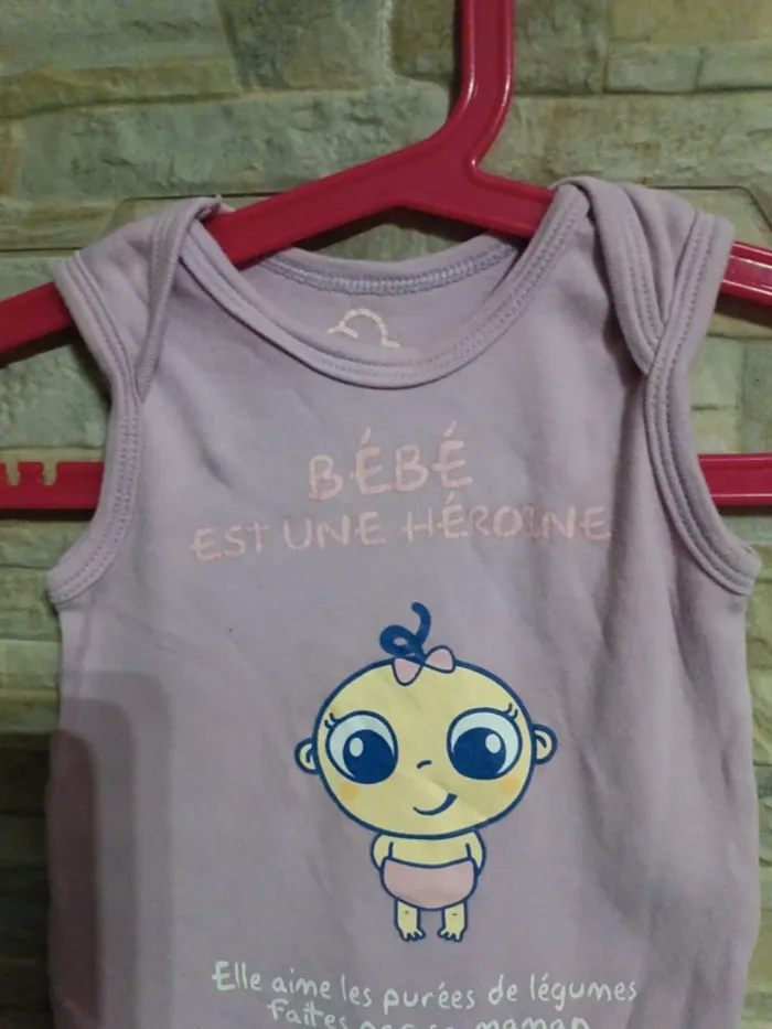 Body parme CotonBio 18M - photo numéro 2