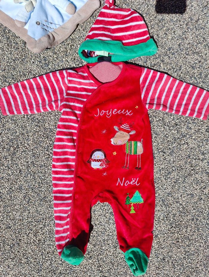 Pyjama lutin mixte noel 6 mois - photo numéro 2