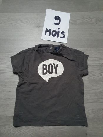 Maillot t-shirt 9mois garçon