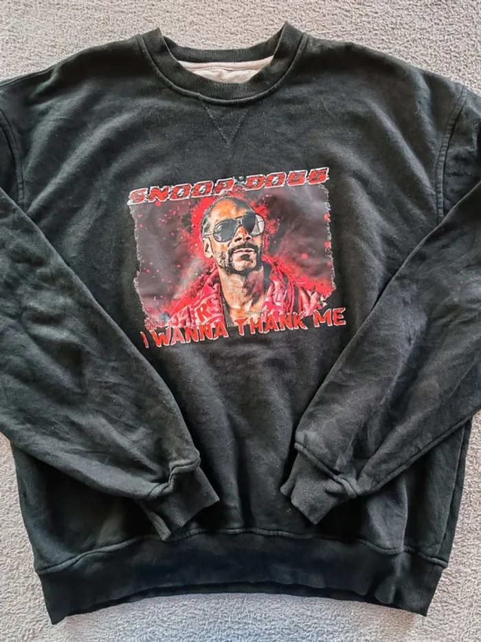 Sweat Champion x Snoop Dogg – taille XL – noir