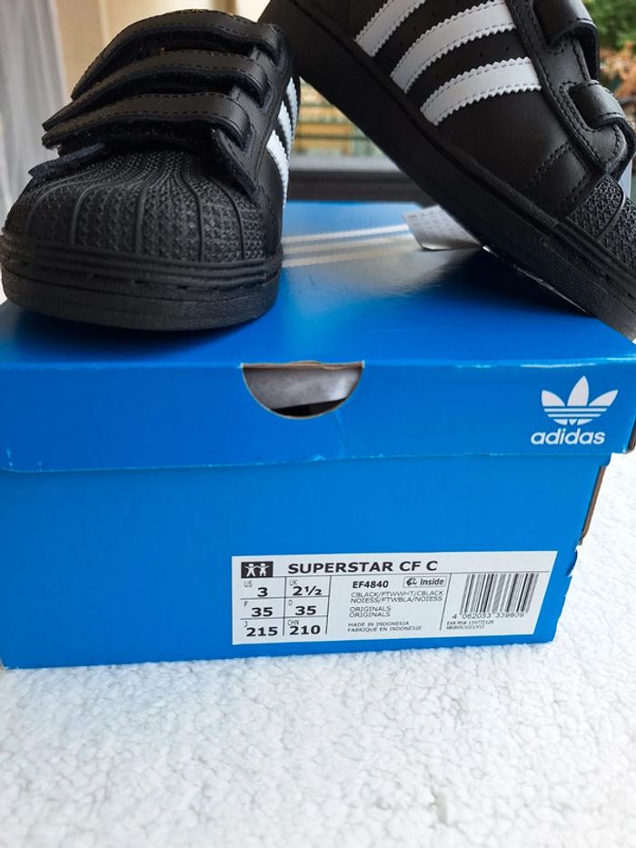 Adidas superstar CF C noires neuves - photo numéro 9