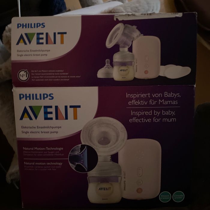 Titre lait avent + pots + sachets conservation + coussinets allaitement