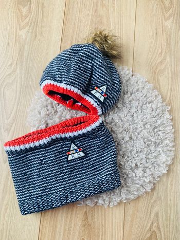 Ensemble bonnet/tour de cou IKKS