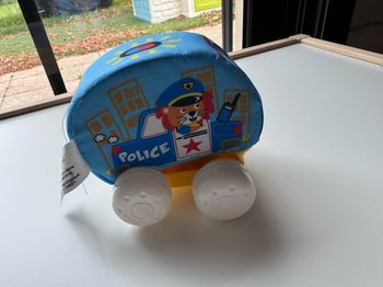 Jouet voiture Police mousse dehoussable