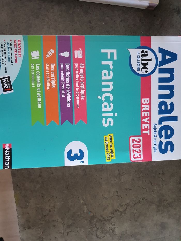 Anales sujet corrigé brevet 2023 - photo numéro 2