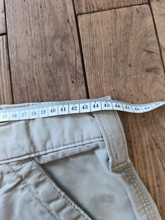 Pantalon jean Carhartt Workwear Cargo beige taille 36x32 - photo numéro 14