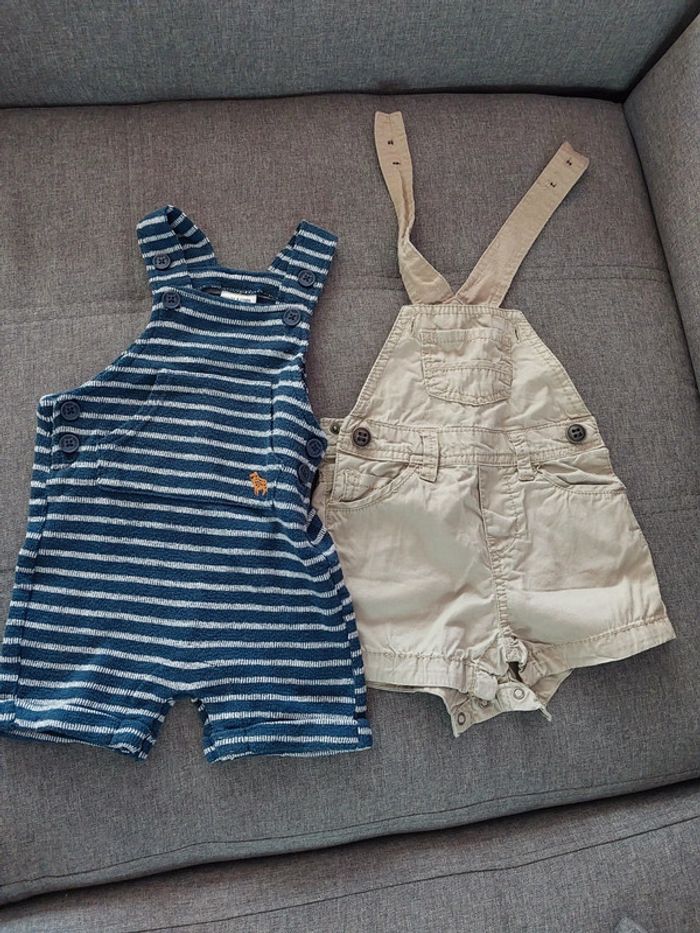 Lot de salopette short