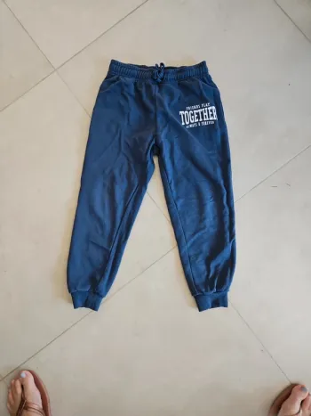 Jogging bleu 6/7 ans H&M