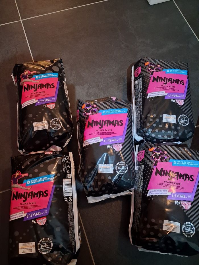 5 paquets ninjama, pyjama pants. Remise 30 % avec code