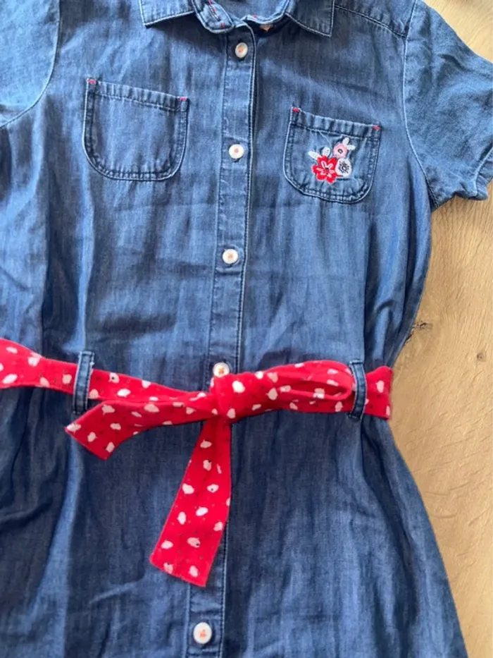 Robe en jean souple terre de marin idéal mi saison rentrée scolaire - photo numéro 2